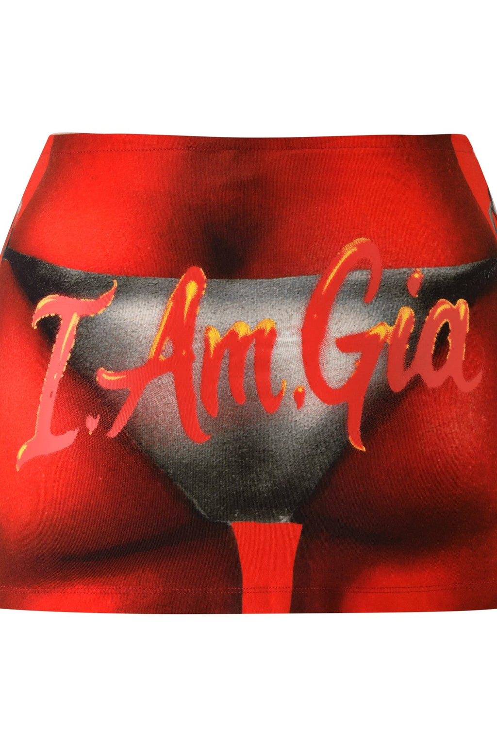 T-REX BLARE MINI SKIRT - RED