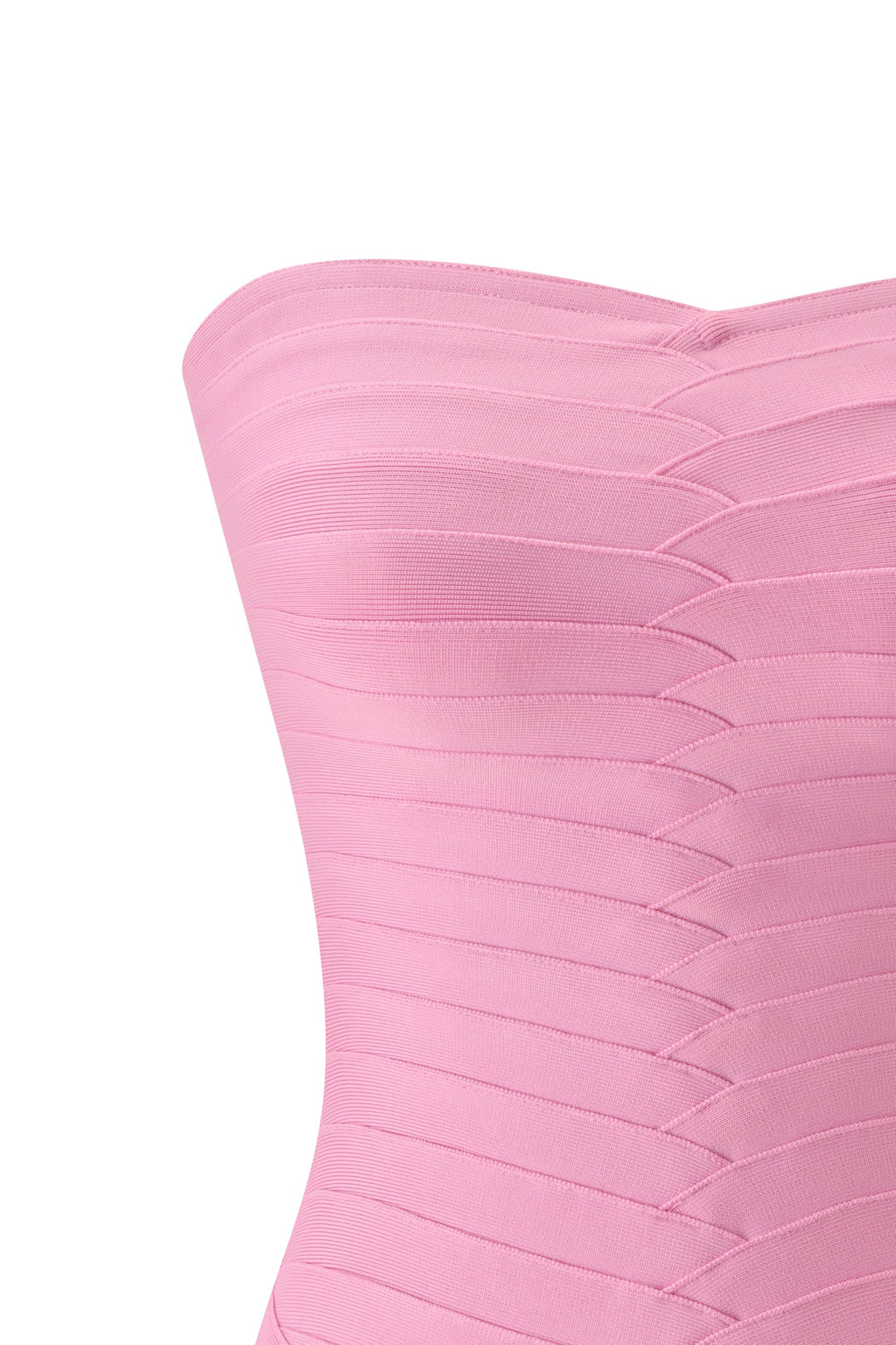 KHIA BANDAGE TUBE MINI DRESS - BUBBLE GUM PINK