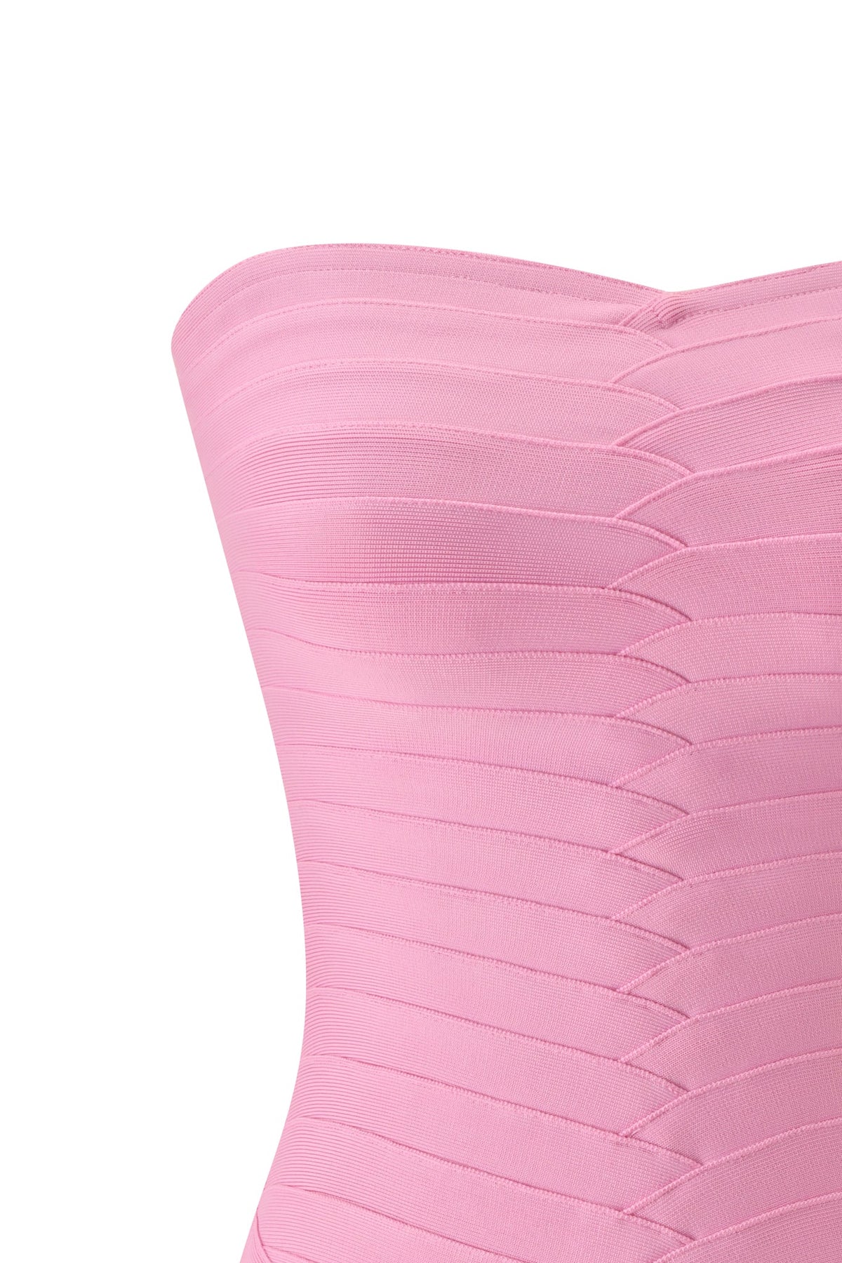 KHIA BANDAGE TUBE MINI DRESS - BUBBLE GUM PINK