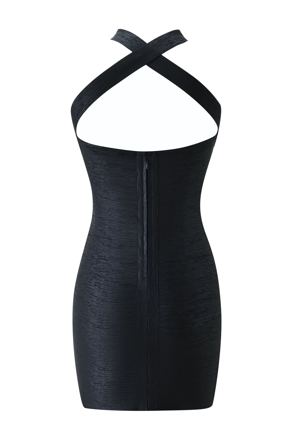 RAVENNE BANDAGE MINI DRESS - MIDNIGHT
