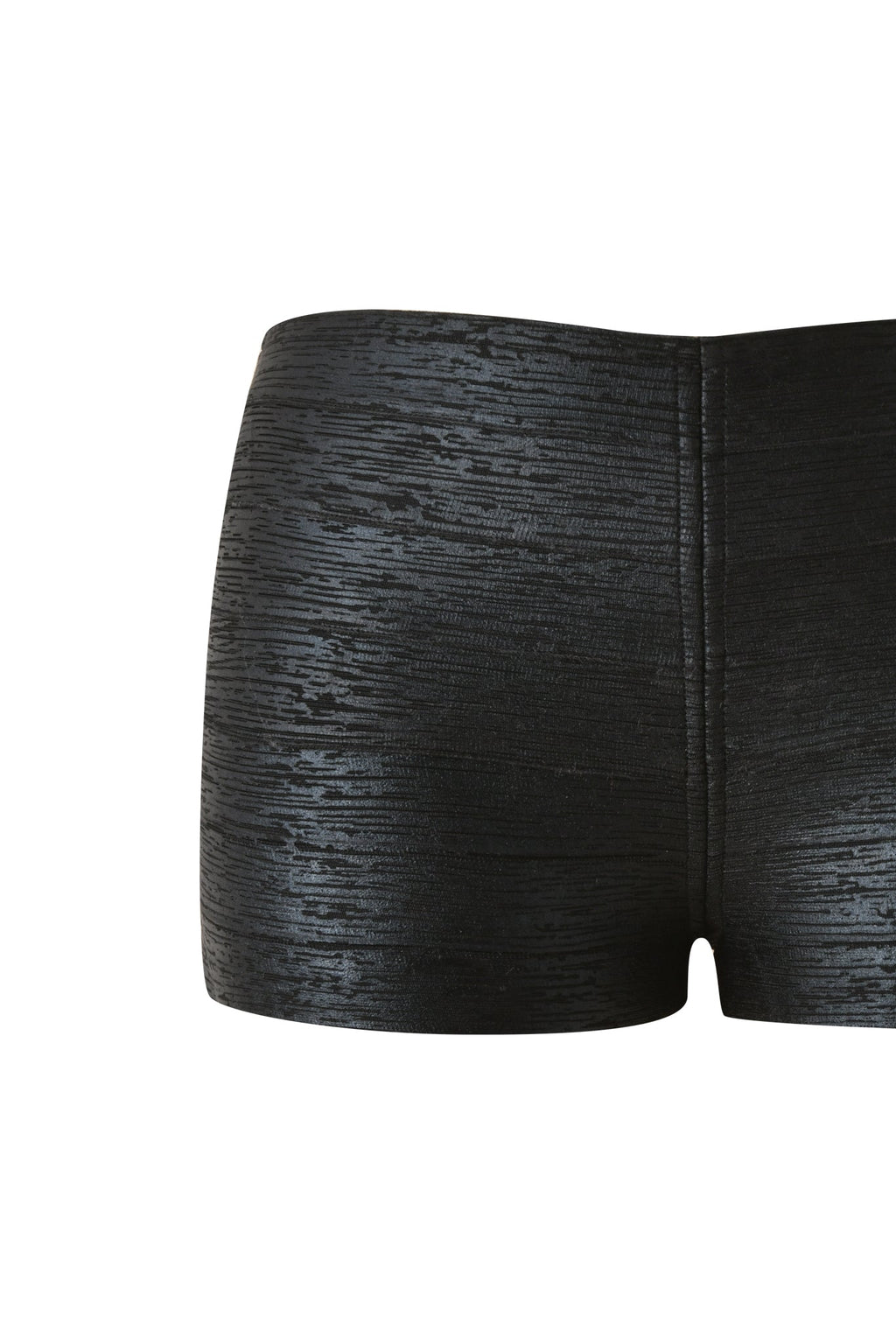 CARMILLA PLATINUM BANDAGE MICRO SHORTS - BLACK FOIL