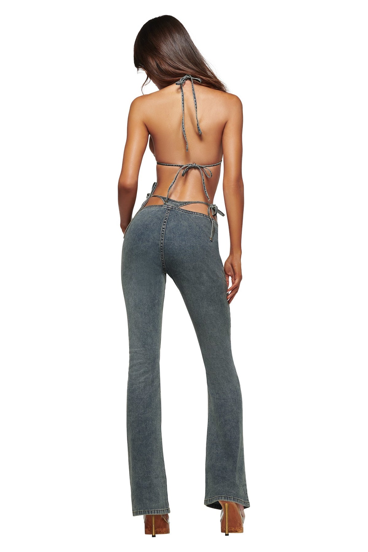 JET G-STRING DENIM PANT - FADED INDIGO