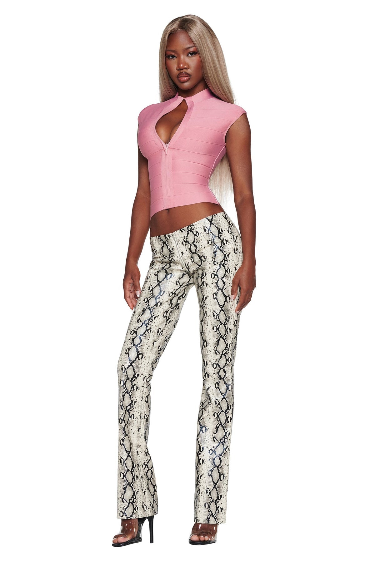 HENDRIX 2.0 PANT - CREAM SNAKE