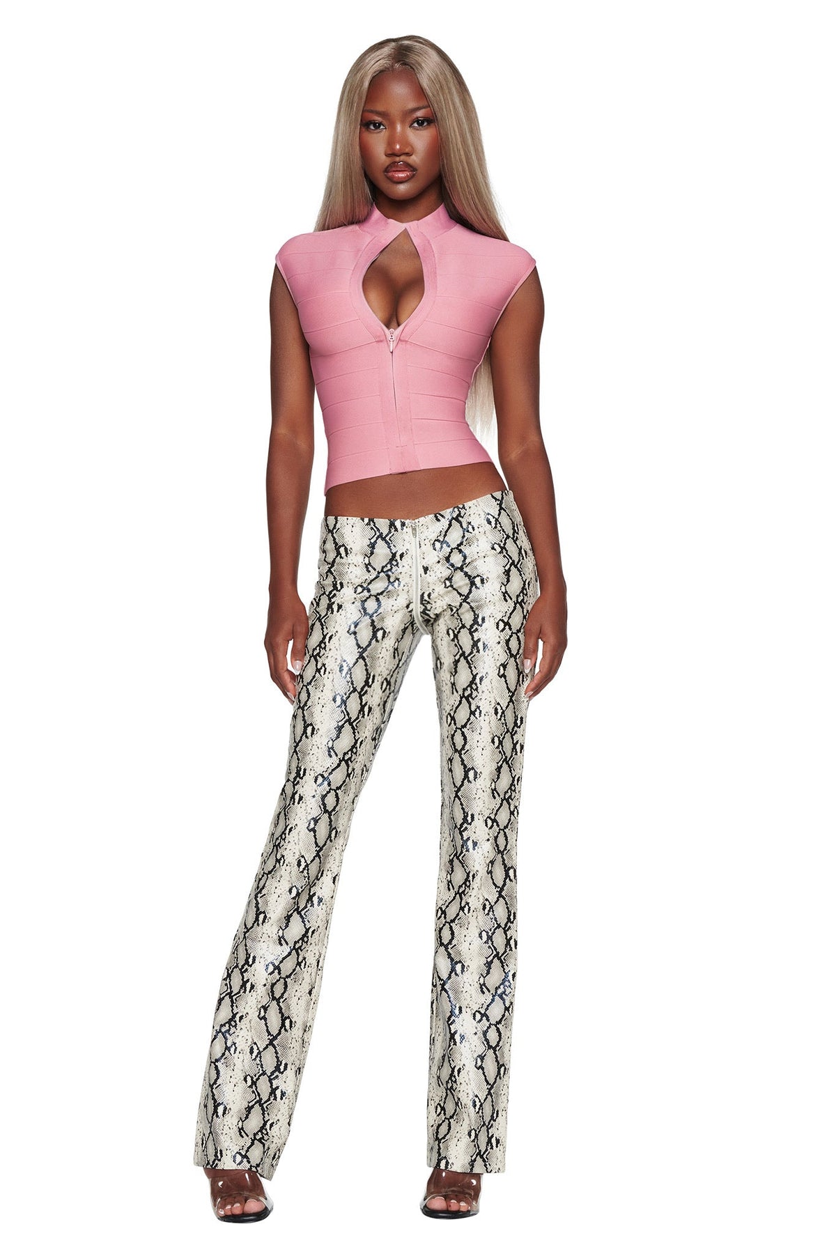 HENDRIX 2.0 PANT - CREAM SNAKE