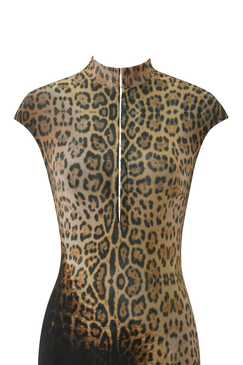 ZOYA MINI DRESS - BLACK LEOPARD