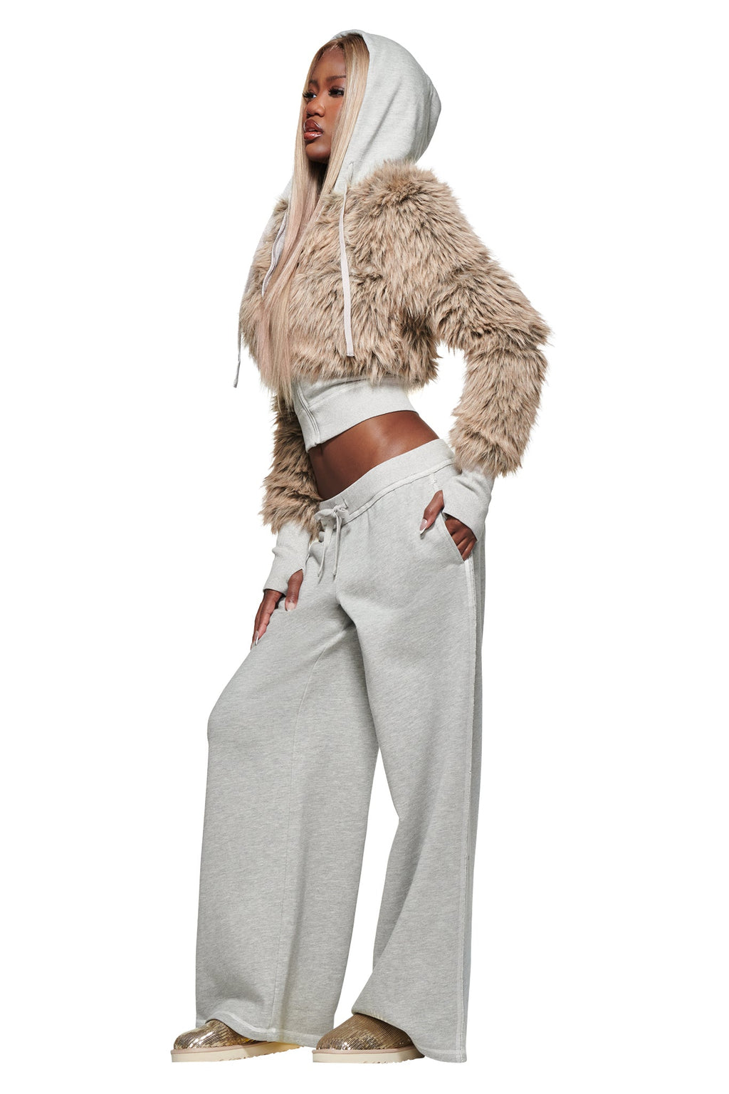 KOKO TRACKPANT - HEATHER GREY