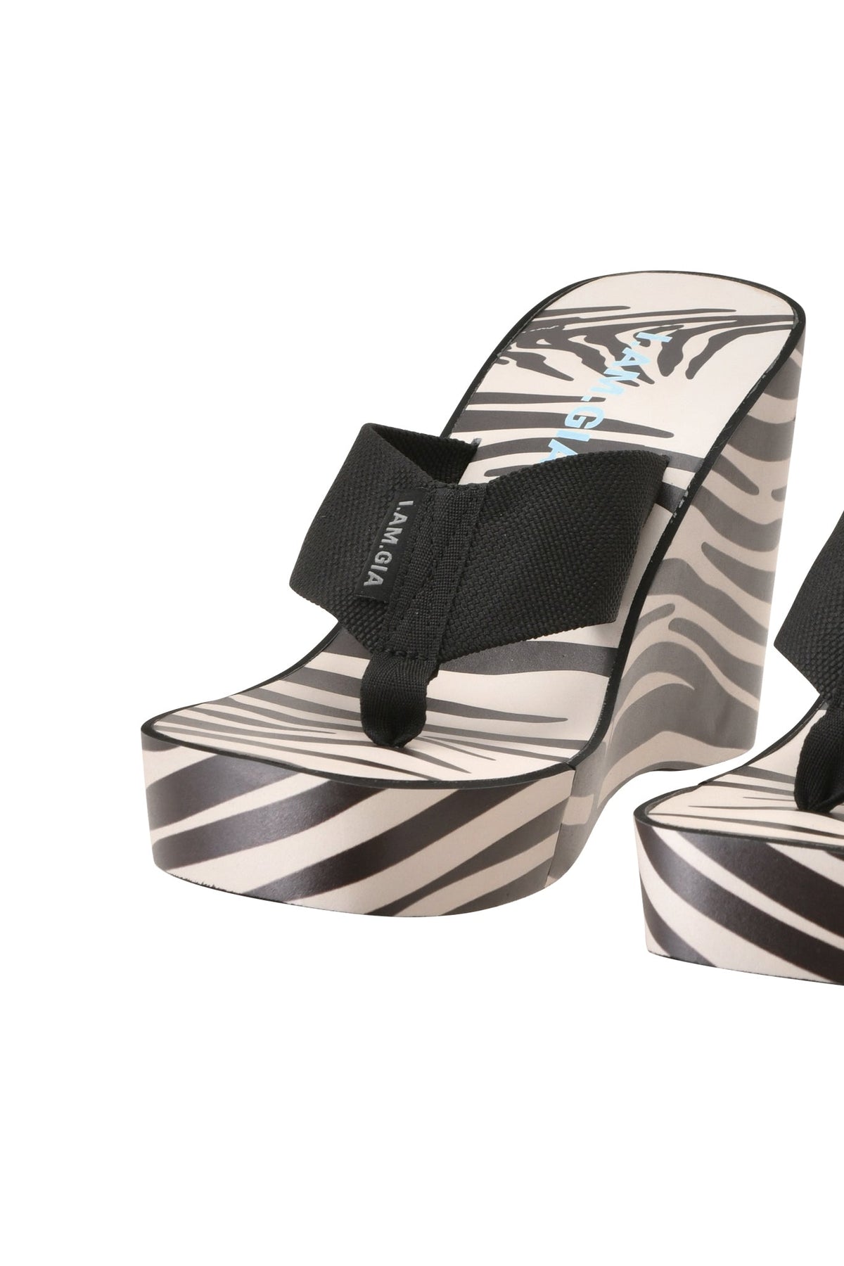 SHELBY FLIP FLOP - FINE LINE ZEBRA