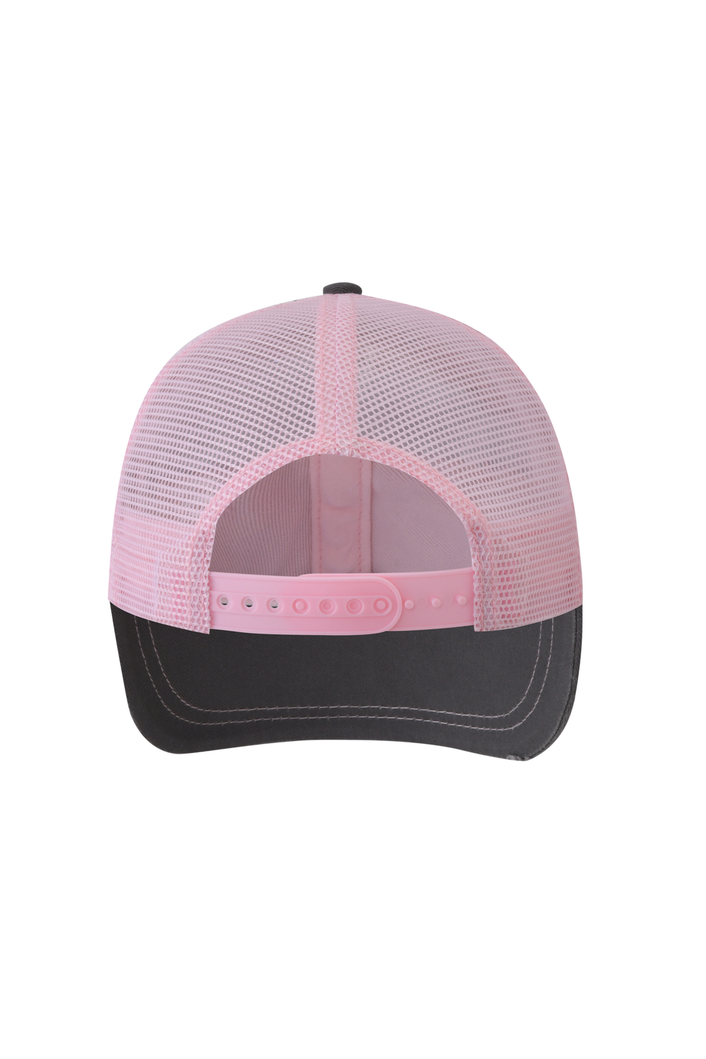 SHILOH HAT - GREY AND BABY PINK