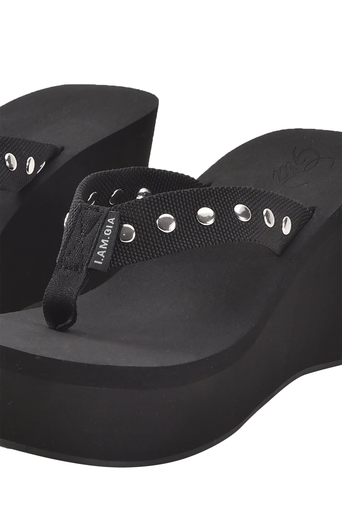 SHELBY STUDDED FLIP FLOP 2.0 - BLACK