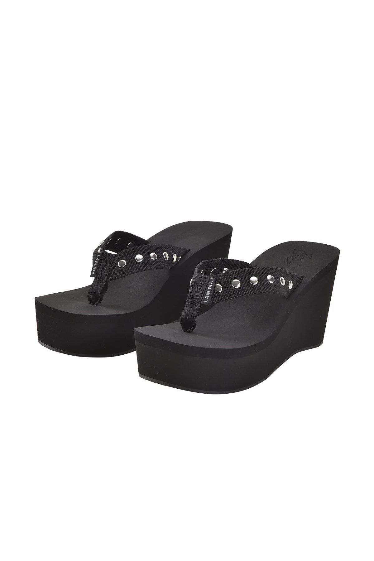 SHELBY STUDDED FLIP FLOP 2.0 - BLACK