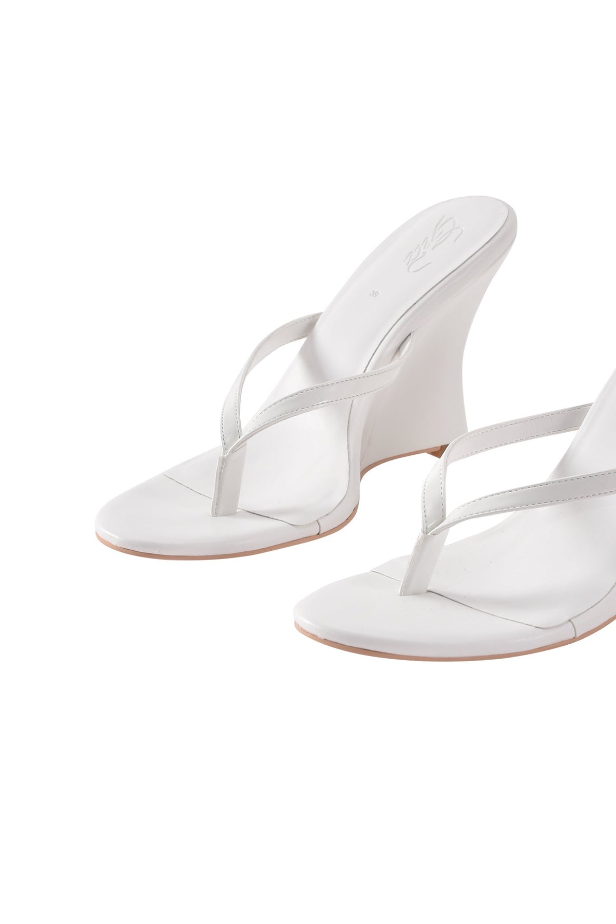 VIKTORIA WEDGE HEEL - WHITE