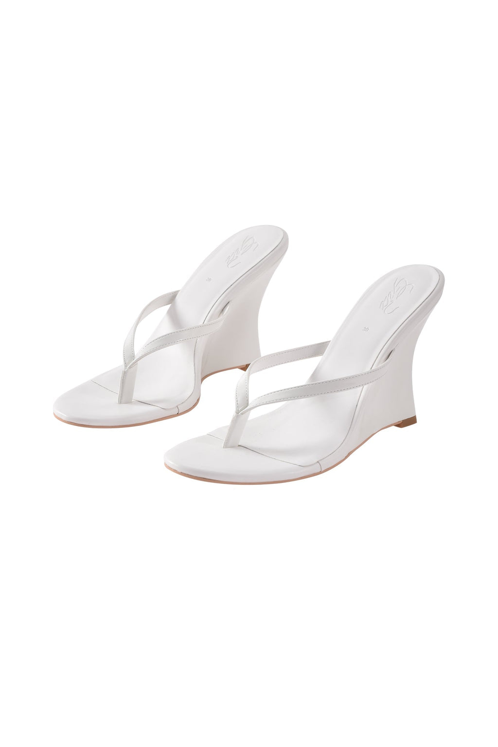 VIKTORIA WEDGE HEEL - WHITE