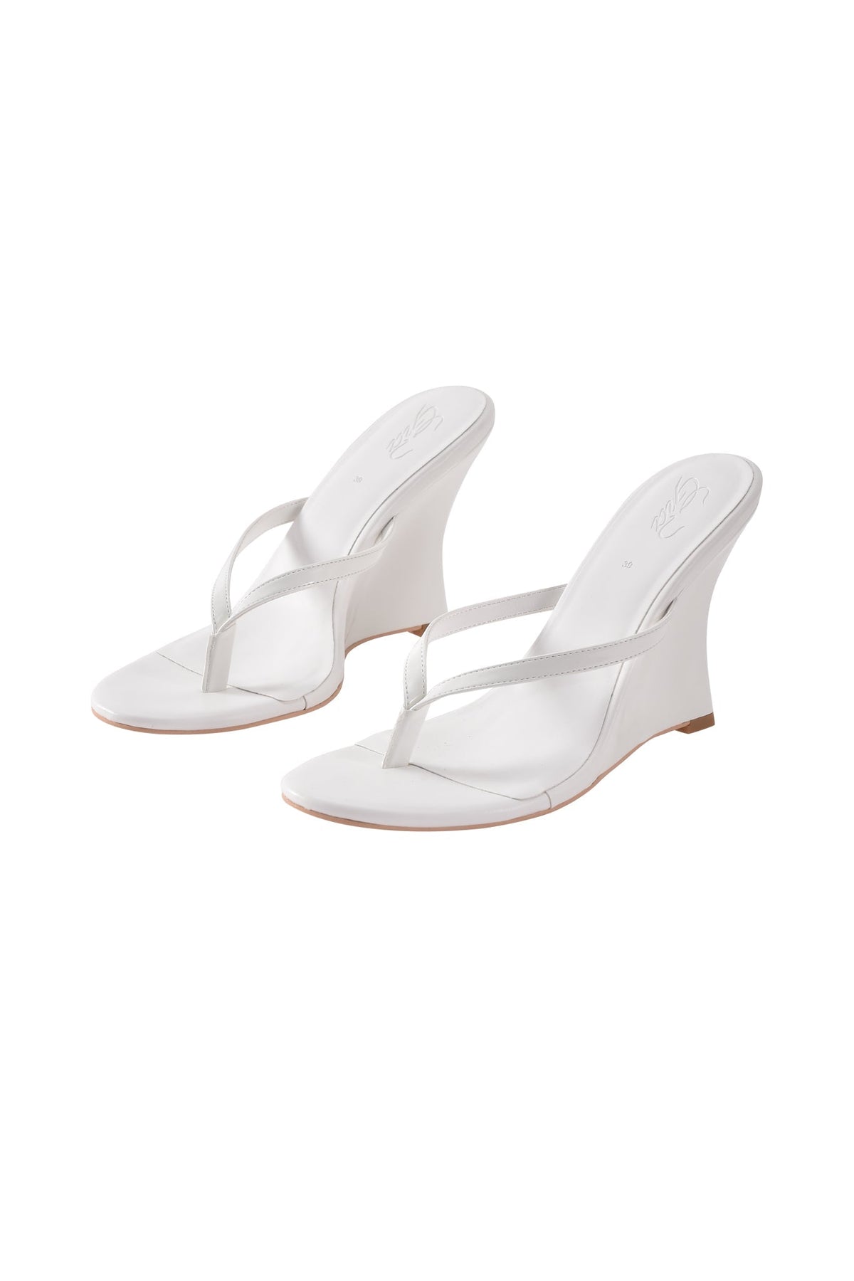 VIKTORIA WEDGE HEEL - WHITE