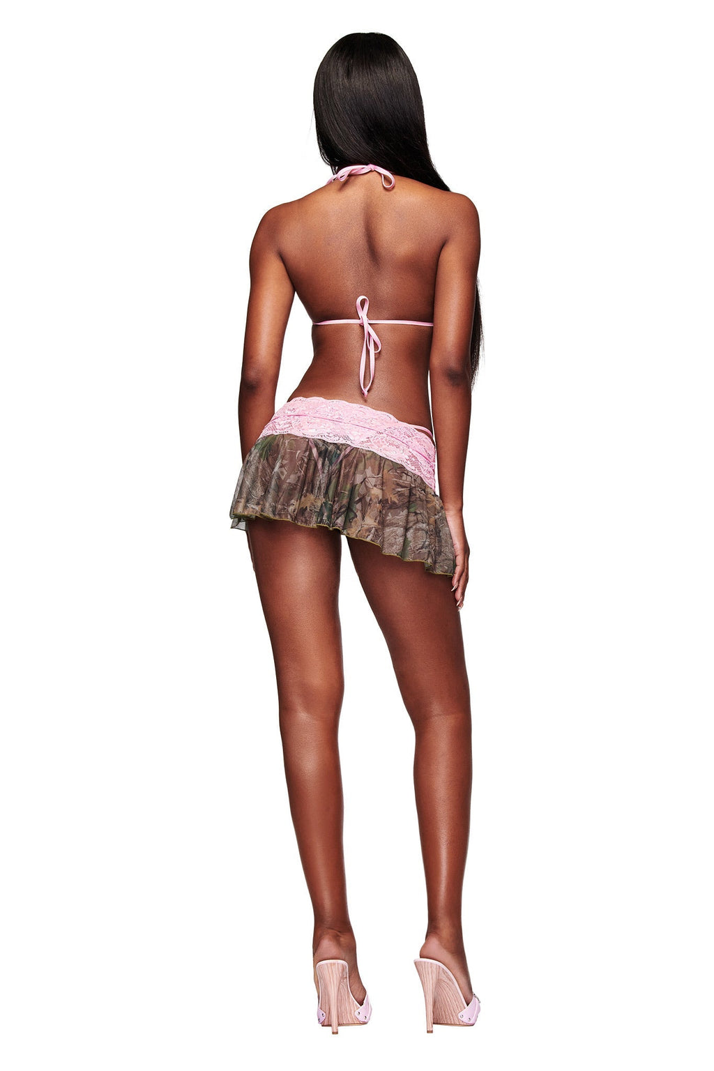 SAKINA MICRO MINI SKIRT - BARK AND BITE CAMO