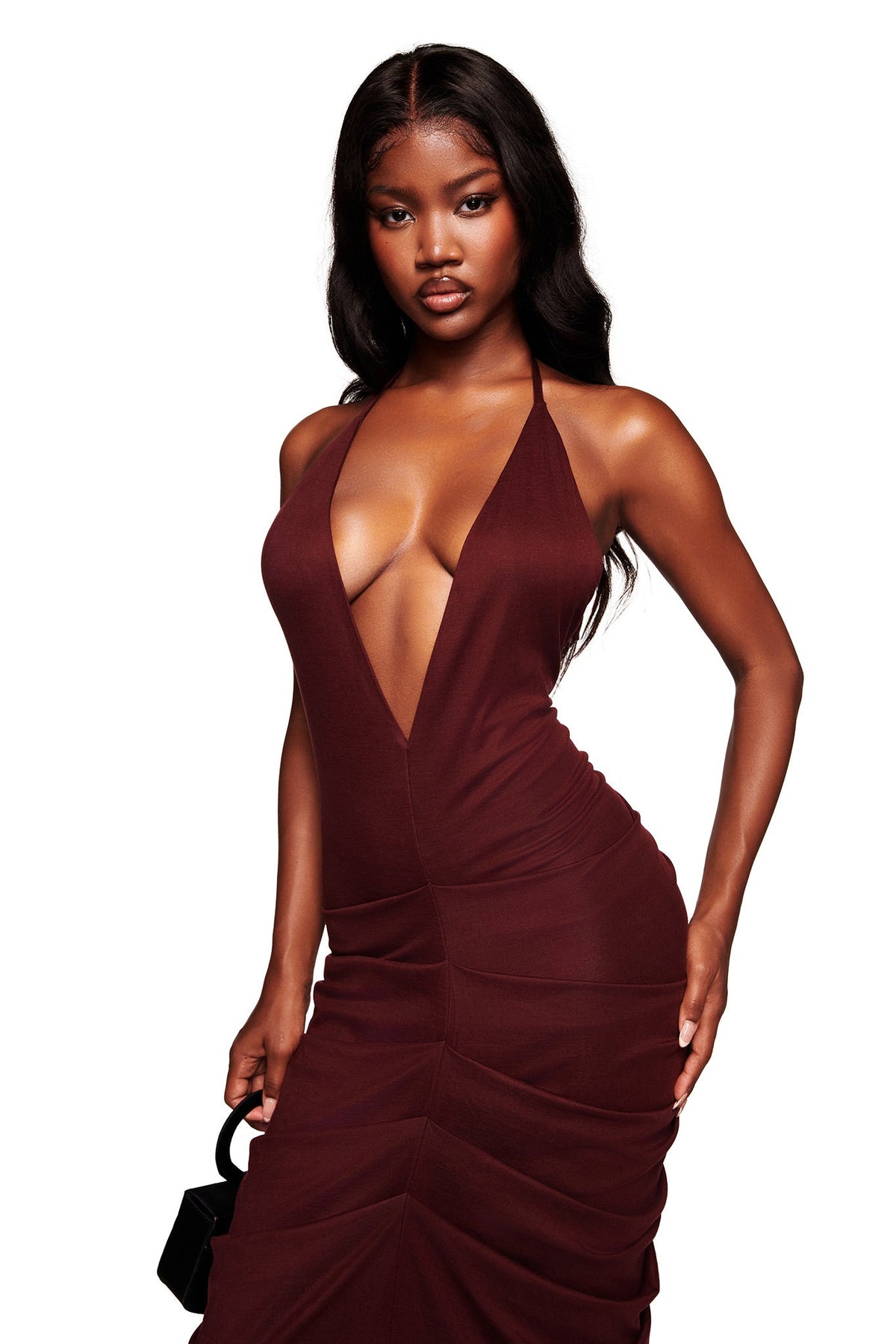 SASHI MAXI DRESS - PLUM