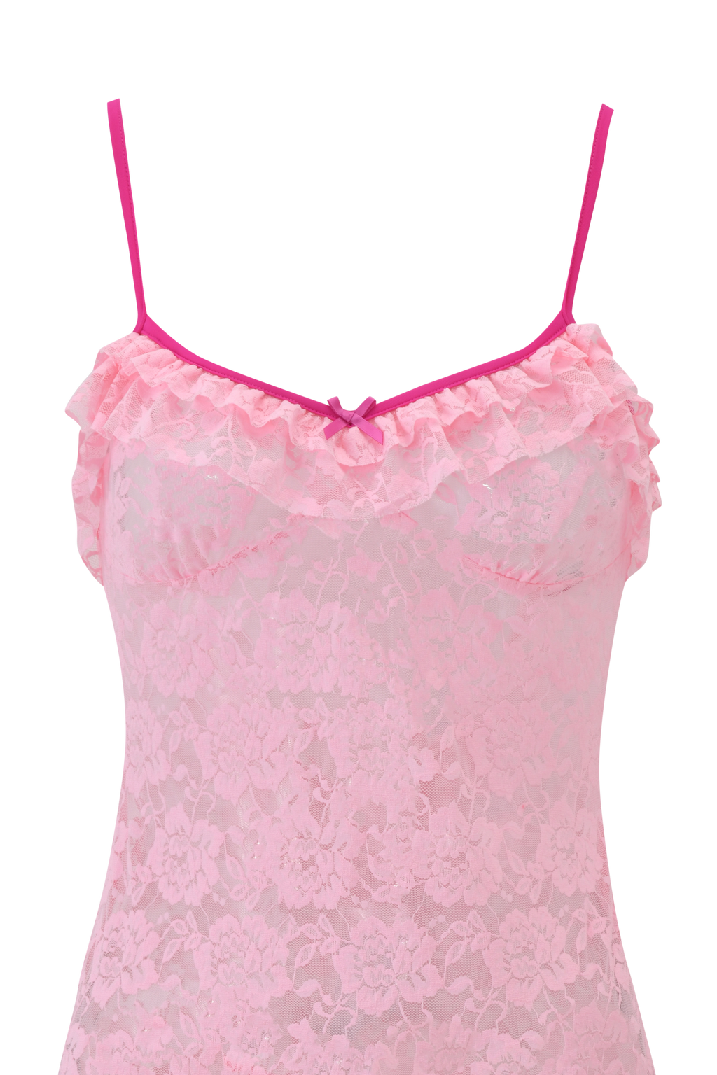 DOTTIE SLIP DRESS - PINK