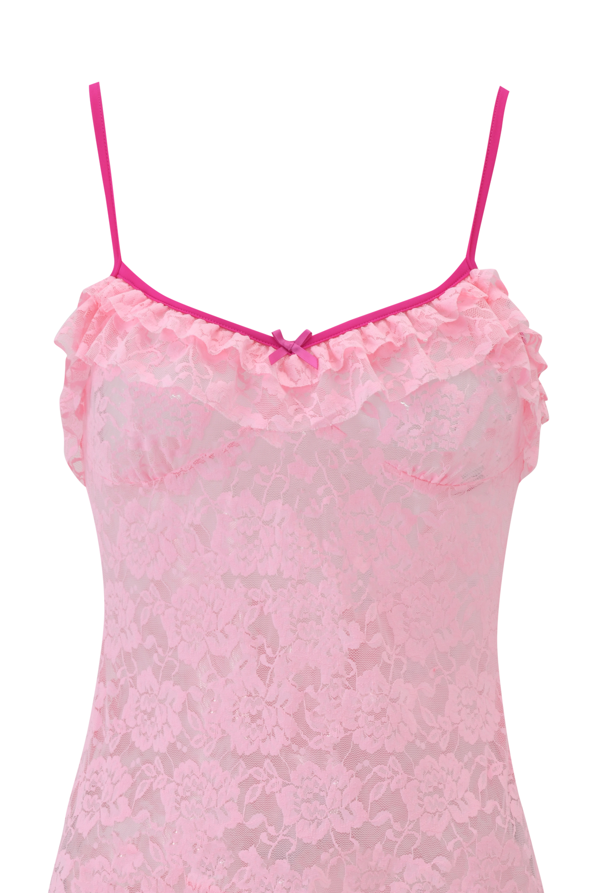 DOTTIE SLIP DRESS - PINK