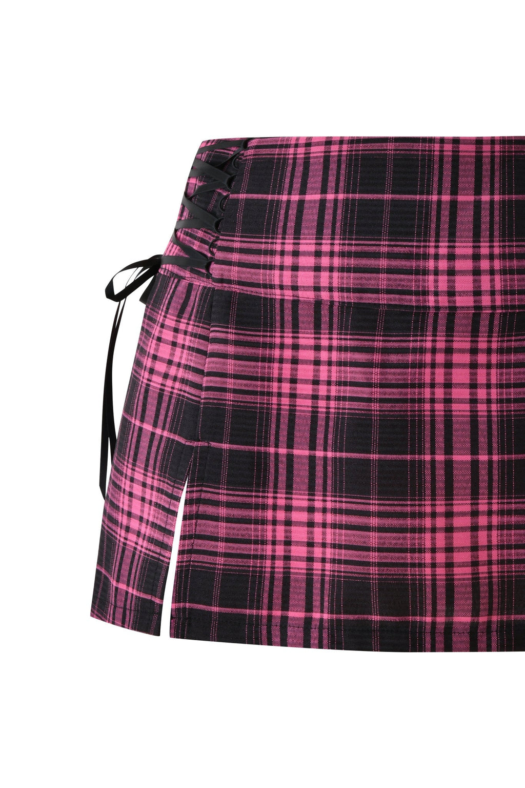 SOFI MINI SKIRT - PINK PLAID