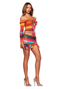 MARISKA MINI SKIRT - BALI STRIPE