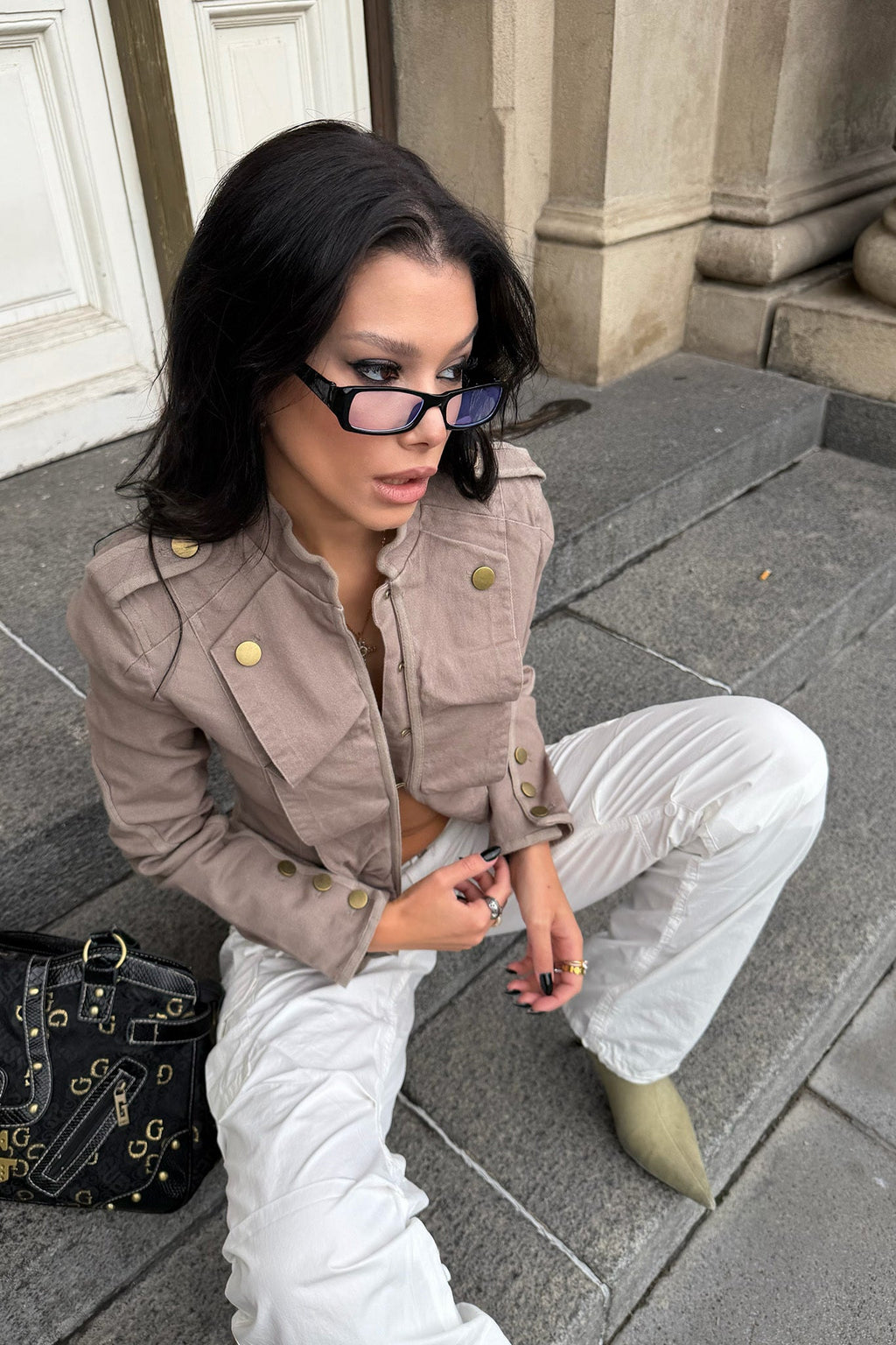 SHARN JACKET - MUSHROOM