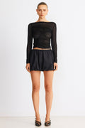 SNDYS Elodie Top Black