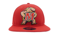 9FIFTY Maryland Terrapins Snapback Hat Scarlet NE1027