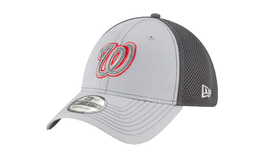 39THIRTY Washington Nationals Neo Flex Fit Hat Grey NE662
