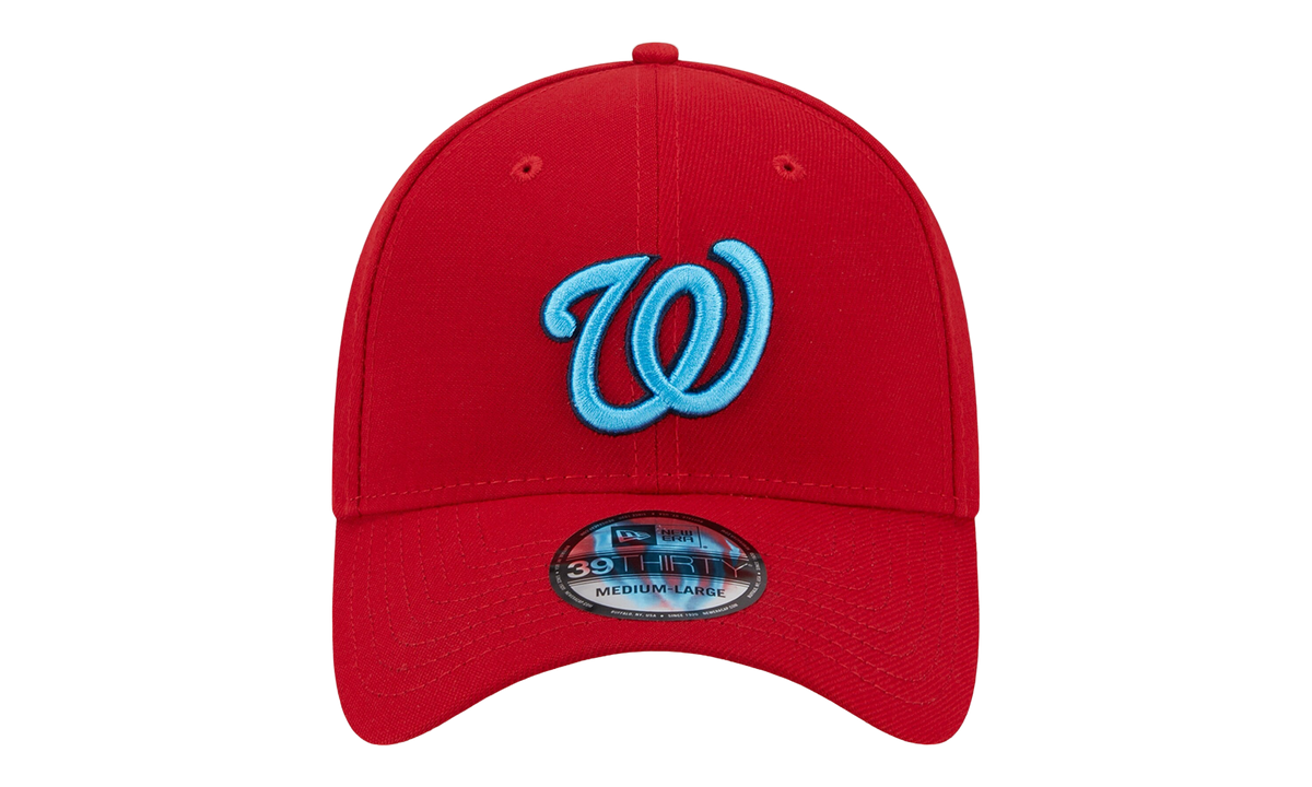 39THIRTY Washington Nationals Father's Day Flex Fit Hat Red / Sku Blue - Under Brim NE896