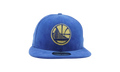 59FIFTY Golden State Warriors Vivid Velvet Suede Fitted Hat Blue NE678