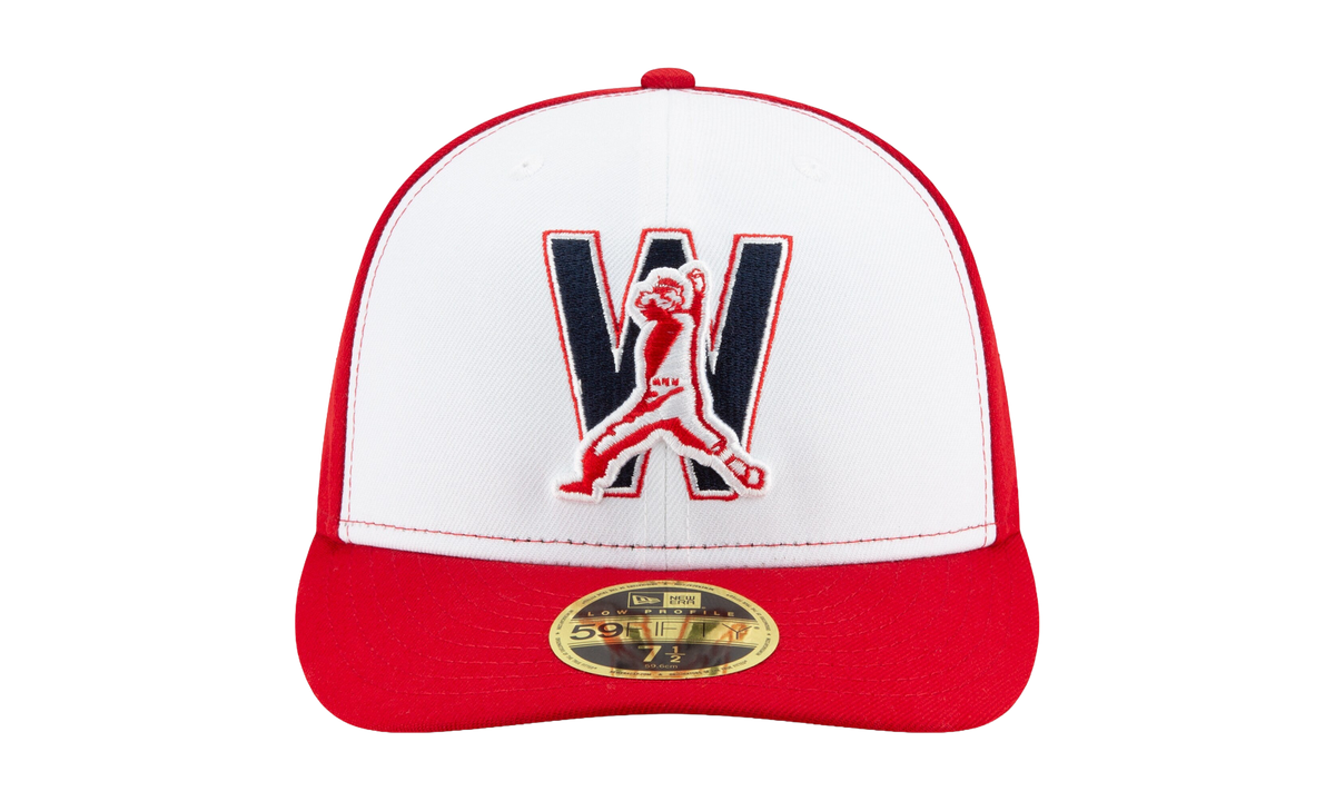 59FIFTY Washington Nationals 2020 Low Profile Authentic Fitted Hat White / Red - Brim NE1032