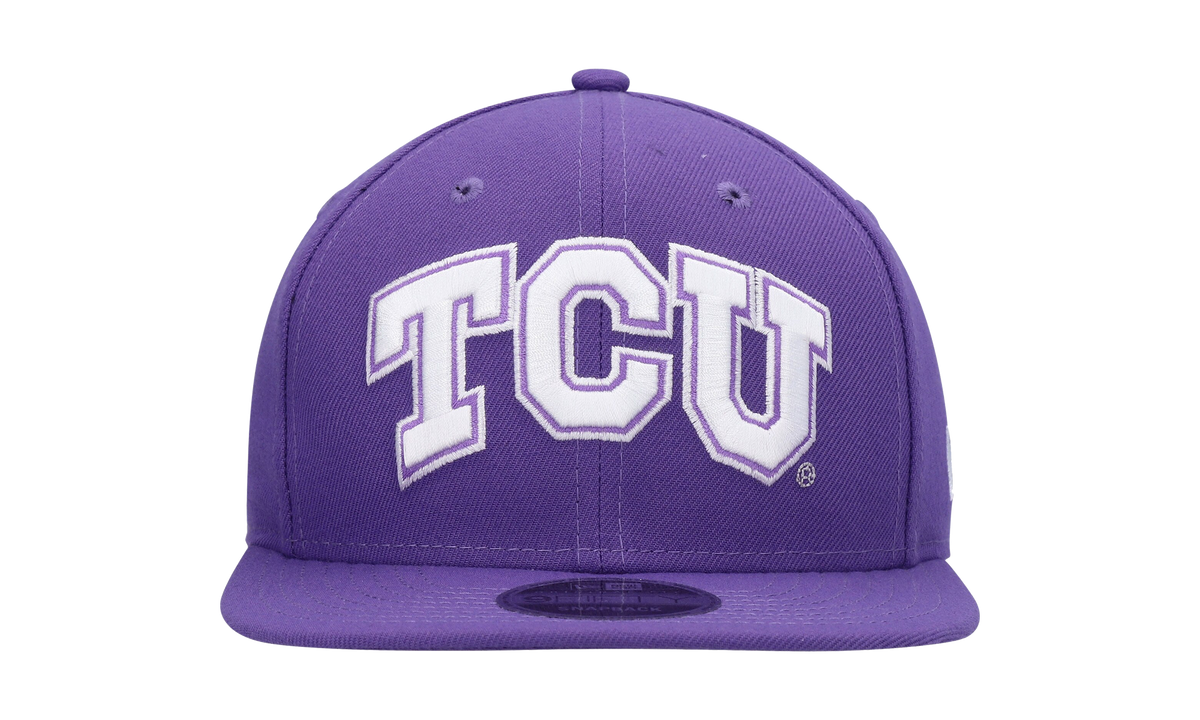 9FIFTY Texas Christian University Horned Frogs Snapback Hat Varsity Purple NE1012