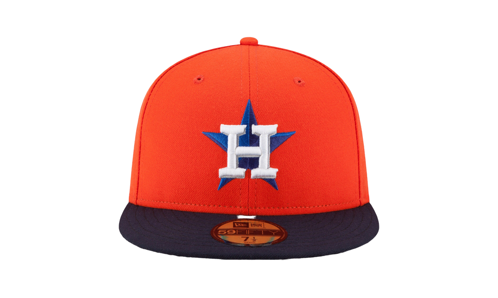 59FIFTY Houston Astros 2017 AC Perf Alt Fitted Hat Dark Orange / Navy / Black - Under Brim NE972