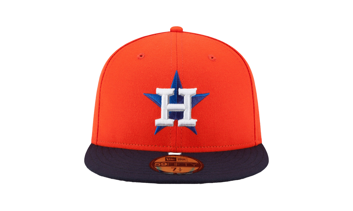 59FIFTY Houston Astros 2017 AC Perf Alt Fitted Hat Dark Orange / Navy / Black - Under Brim NE972