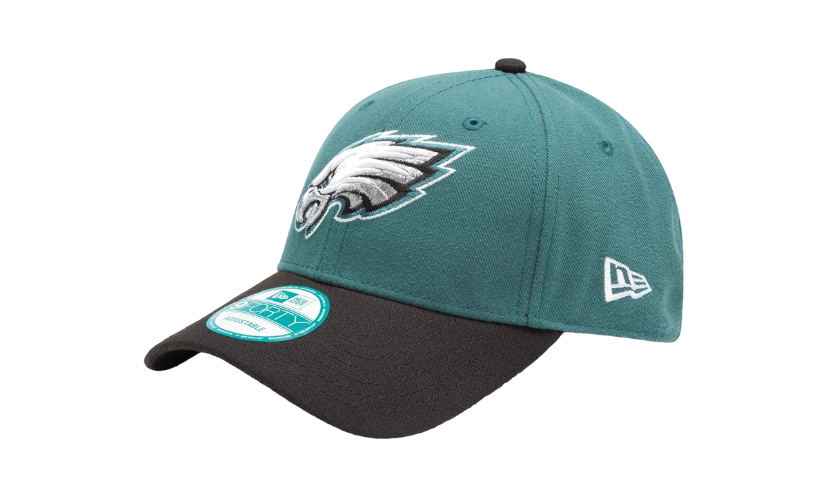 9FORTY Philadelphia Eagles Strapback Hat Teal / Brown - Brim NE573