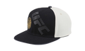 UFC Flat Brim Snapback Hat Black / Cream /Gold VW41Z 040 UUFC