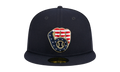 59FIFTY Milwaukee Bucks Fourth Of July Fitted Hat Navy / Grey - Under Brim NE908
