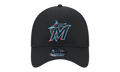 39THIRTY Miami Marlins Father's Day Flex Fit Hat Black / Teal - Under Brim NE895