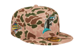 59FIFTY Miami Marlins 1997 World Series Duck Camo Fitted Hat Duck Camo / Orange - Brim NE806