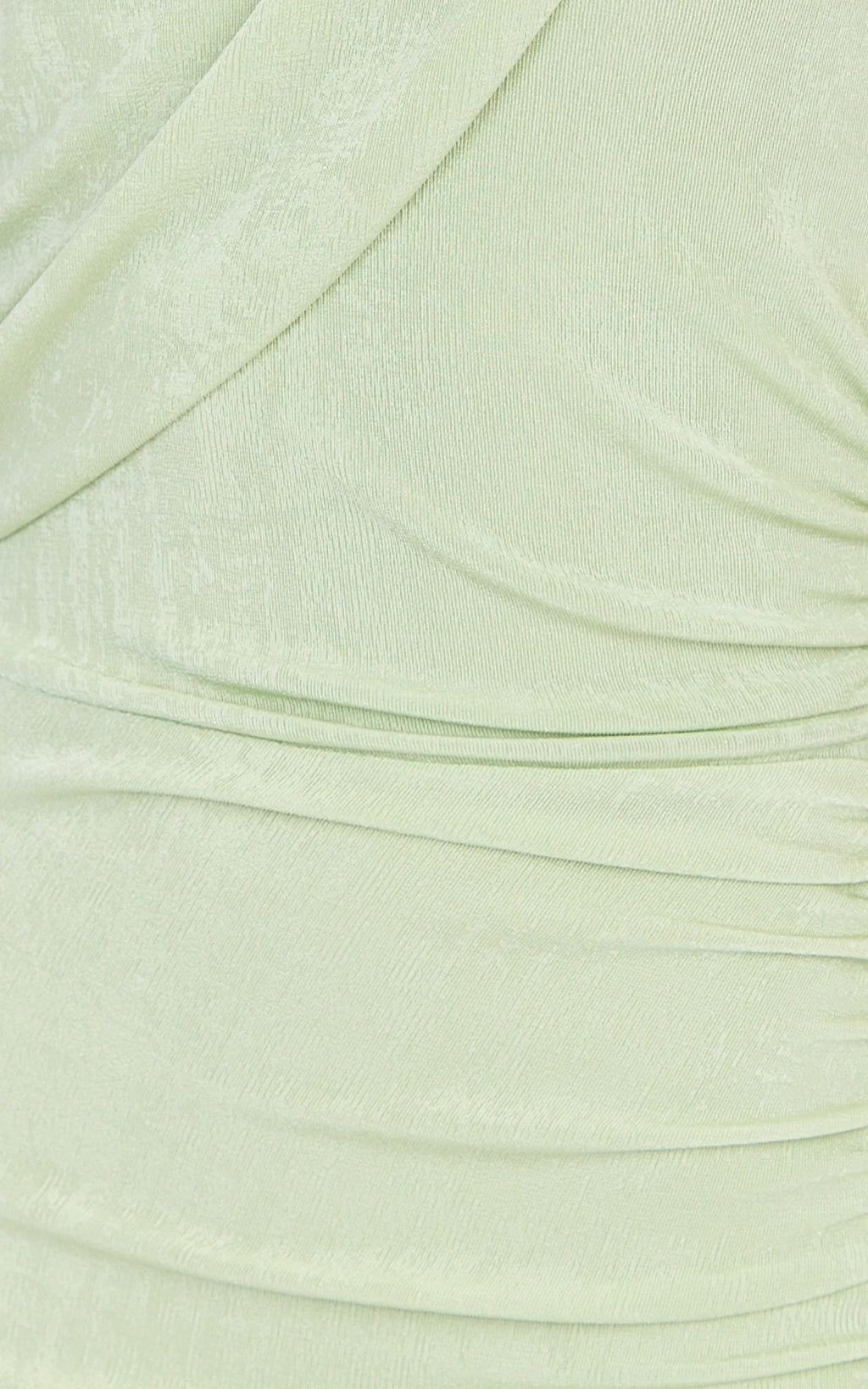 Matilda Maxi Dress - Draped Halterneck Side Split Maxi Dress in Pistachio