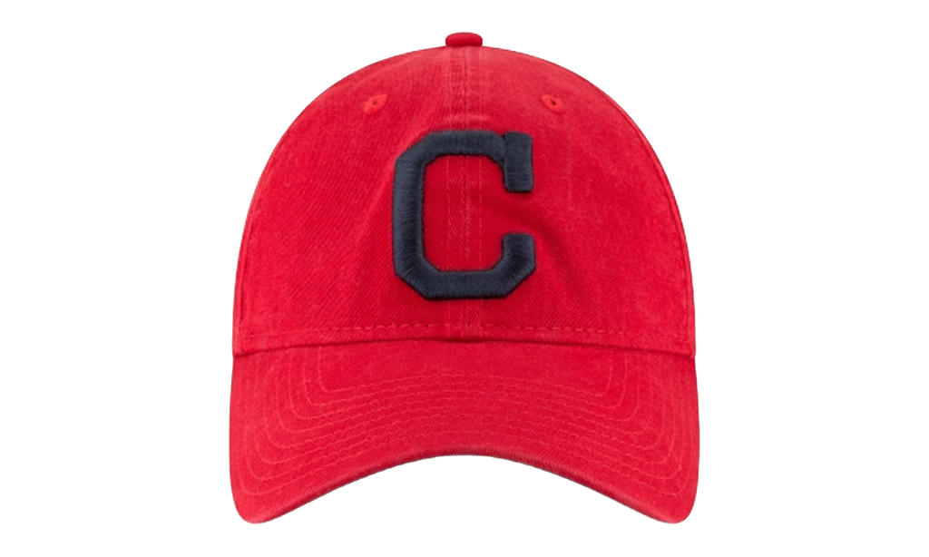 9TWENTY Cleveland Indians Core Classic Adjustable Hat Red NE560