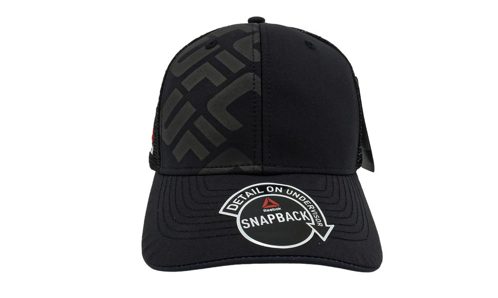 UFC Meshback Snapback Trucker Hat Black/Dark Grey VR57Z 040 UUFC
