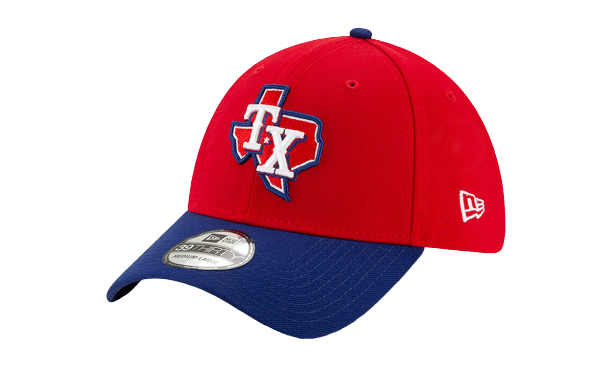 39THIRTY Texas Rangers 2020 Alt3 Team Classic Flex Fit Hat Red / Blue - Visor NE743