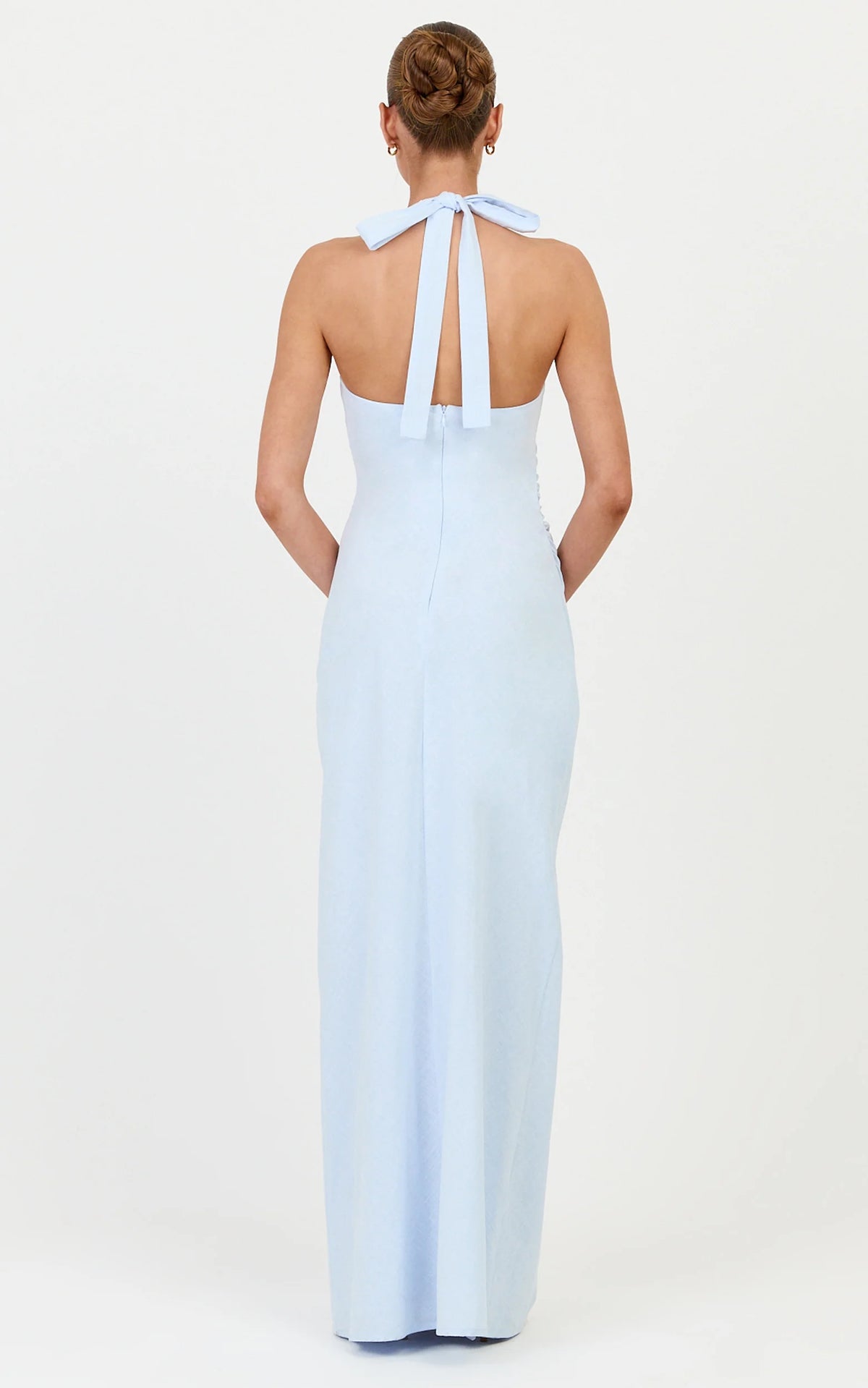 Breeze Maxi Dress - Halter Neck Maxi Dress in Pale Blue