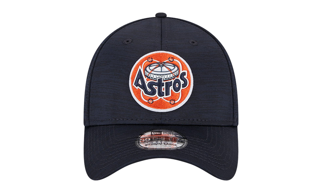 39THIRTY Houston Astros 2023 Clubhouse Flex Fit Hat Navy / Grey - Under Brim NE853