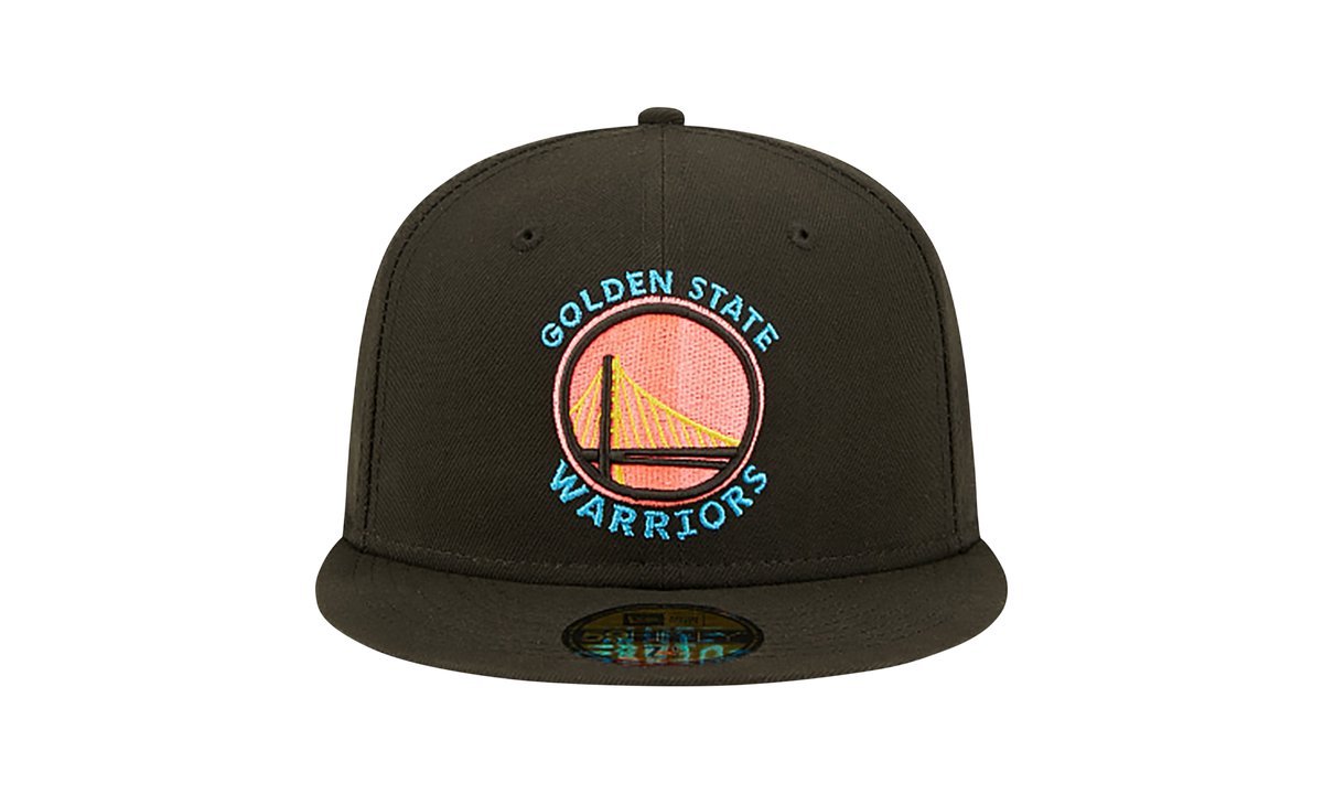 59FIFTY Golden State Warriors Pink Glow Fitted Hat Black / Pink - Under Brim NE1057