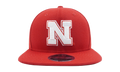 9FIFTY Nebraska Cornhuskers Snapback Hat Scarlet NE1020