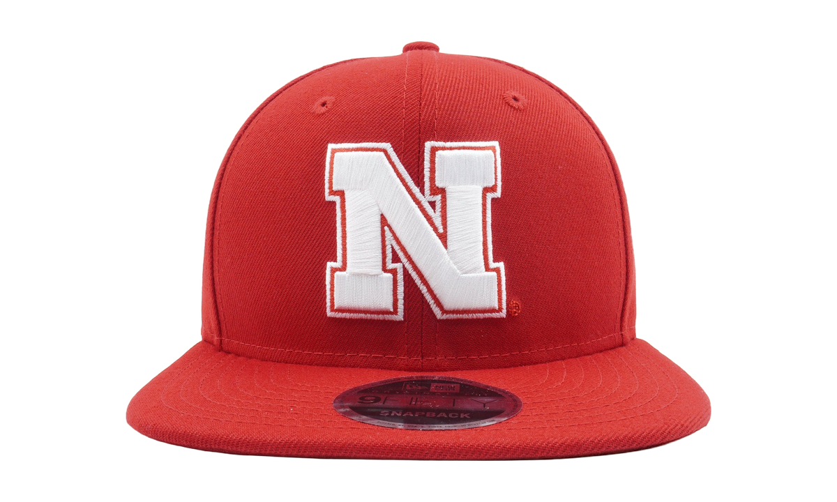 9FIFTY Nebraska Cornhuskers Snapback Hat Scarlet NE1020