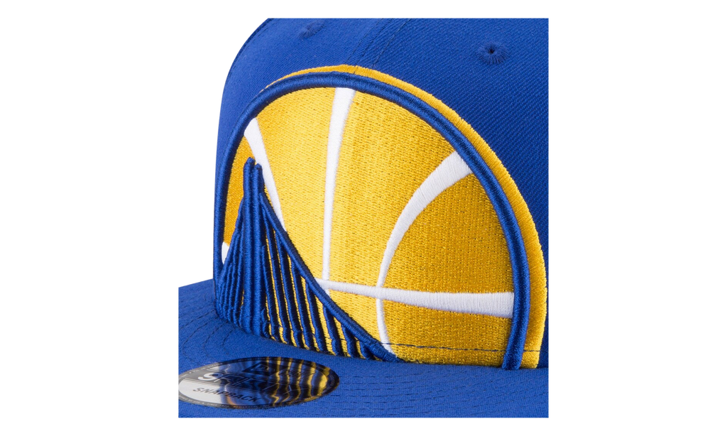 9FIFTY Golden State Warriors Y2K Big Under Snapback Hat Blue NE646