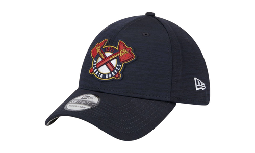 39THIRTY Atlanta Braves Clubhouse Flex Fit Hat Black / Grey - Under Brim NE851
