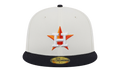 59FIFTY Houston Astros 2017 World Series Retro E1 Fitted Hat Cream / Black / Grey - Under Brim NE873